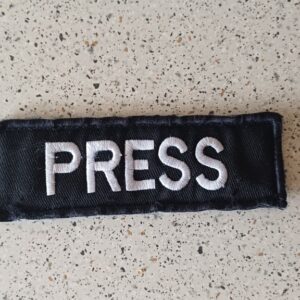 Stofmærker : PRESS - sorth / hvidt